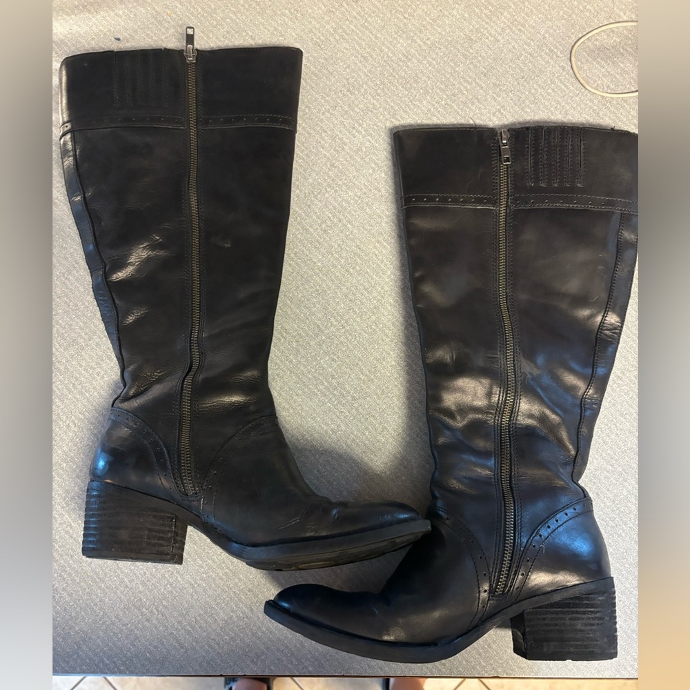 Born wide calf riding boots